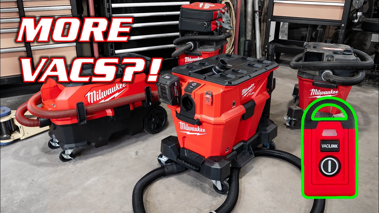 VACLINK Remote! Milwaukee NEXUS M18 FUEL Wet-Dry Vacuum with VACLINK and PACKOUT [0914-20]