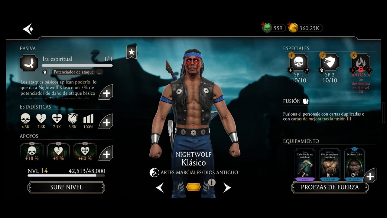 SUBIENDO DE NIVEL A KLASICO NIGHTWOLF