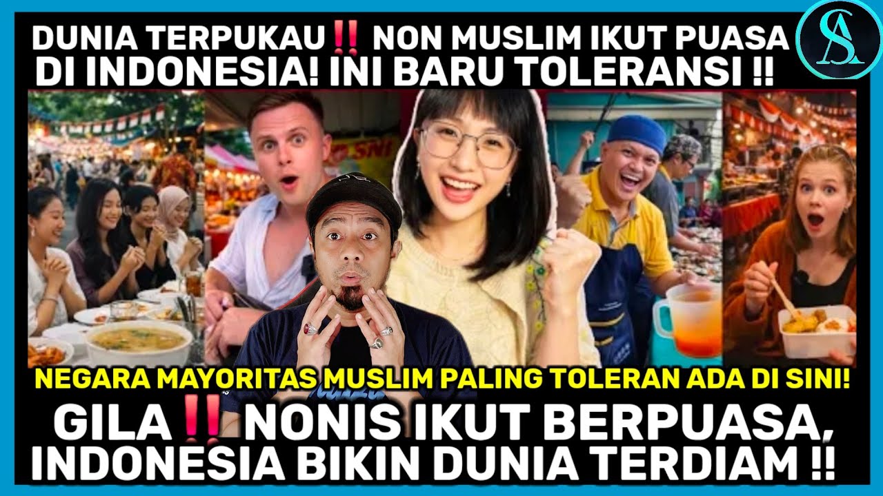 “DI TENGAH RAMADAN, INDONESIA TUNJUKKAN ARTI TOLERANSI — NONIS IKUT BERPUASA, DUNIA TERPUKAU!”