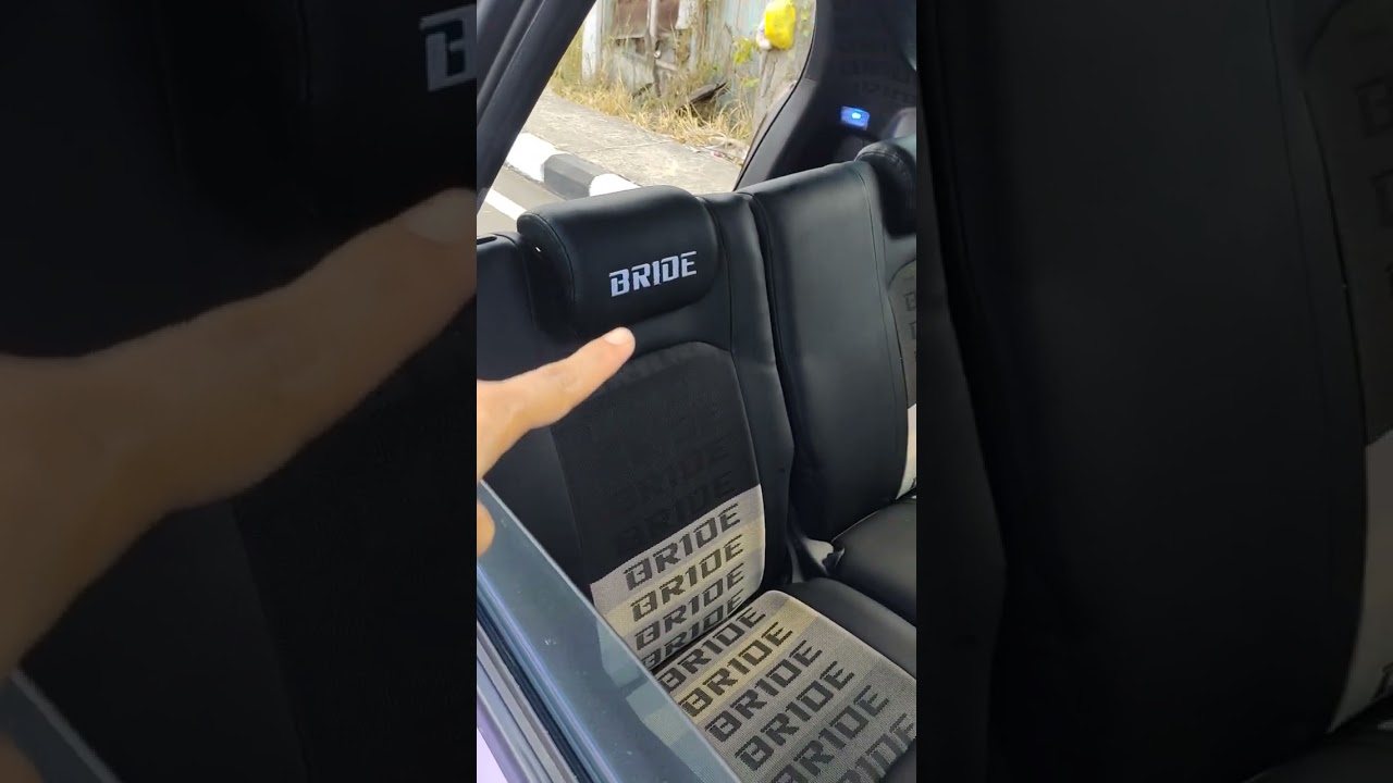 Retrim jok dan plafon Honda jazz ge8 menggunakan kain Bride gradasi hitam 😎