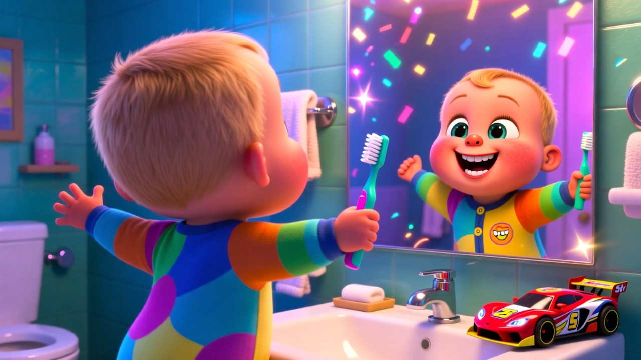 Brushy Wroom Car Jam! | Fun Toothbrushing Song for Kids | Healthy Habit Rhyme