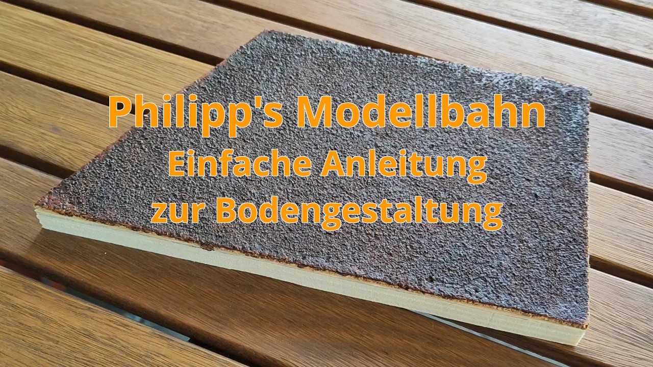 In 4 Schritten zum perfekten Modellbahn-Boden – super einfache Anleitung