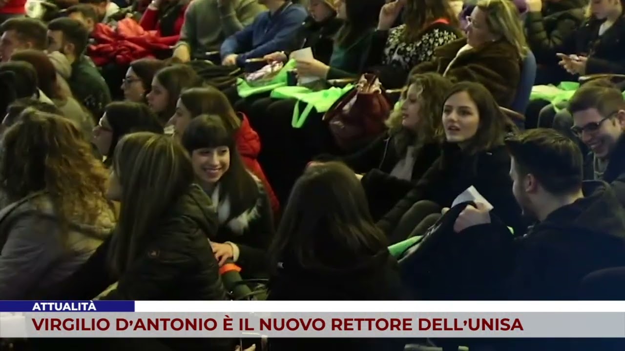 ATTUALITÀ. VIRGILIO D’ANTONIO È IL NUOVO RETTORE DELL’UNISA