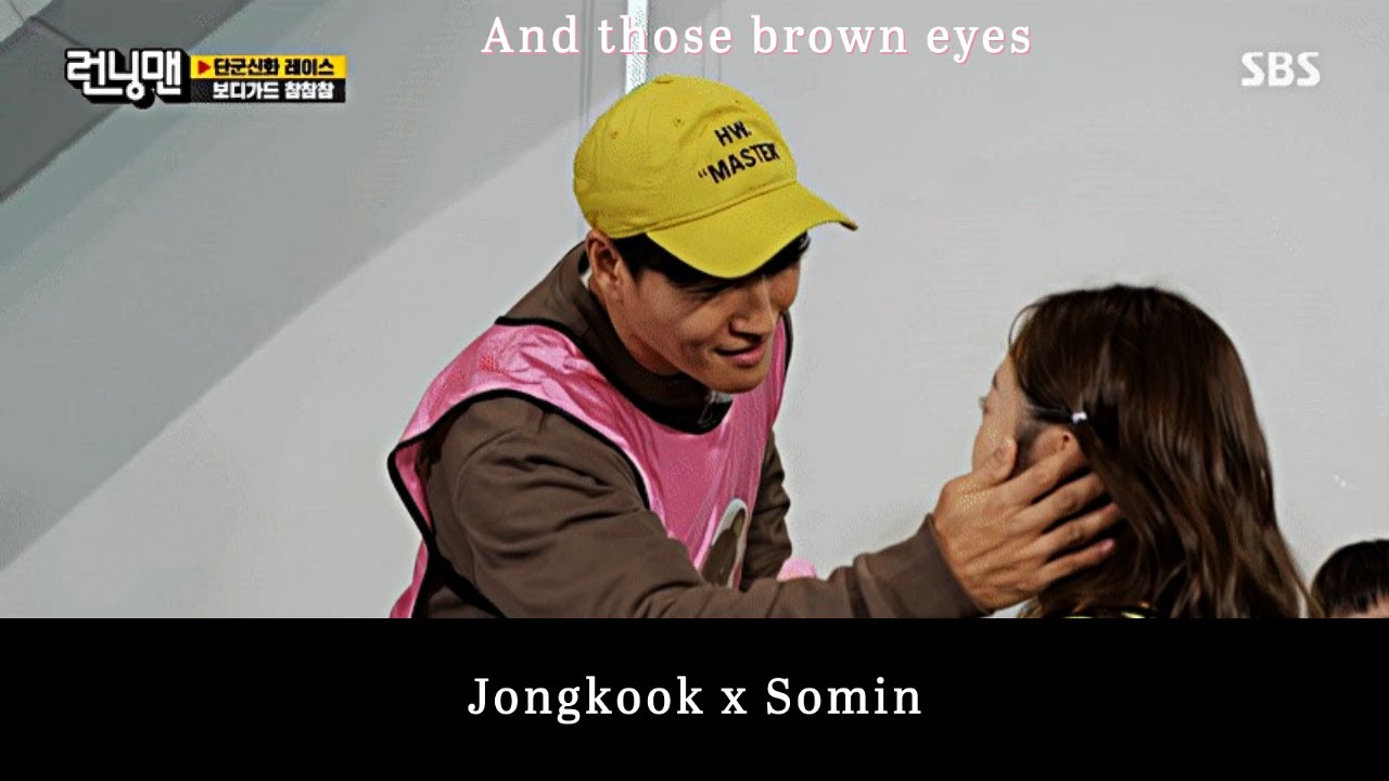 [Running Man] Jongkook x Somin Ep 590 - And those brown eyes