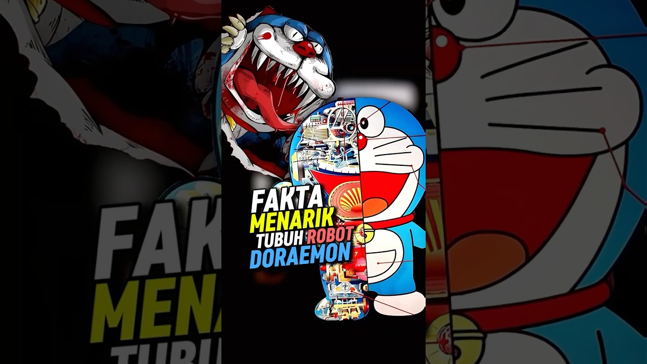 2 Fakta Tubuh Robot Doraemon #shorts