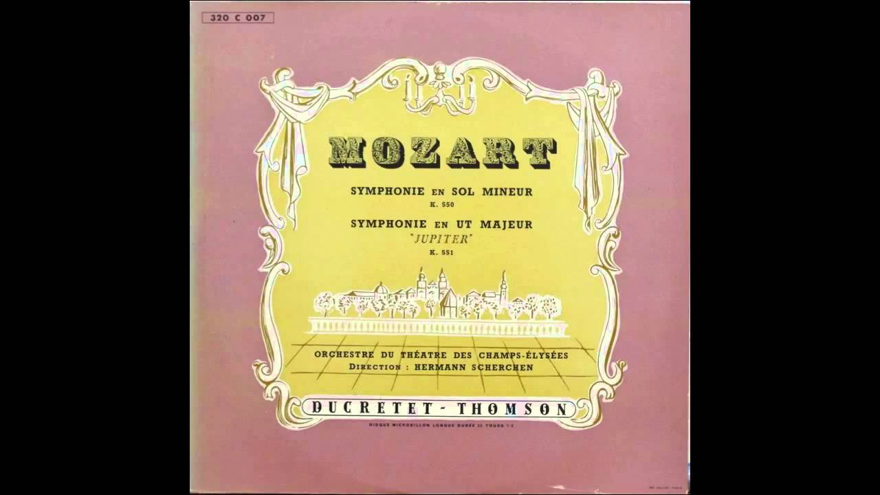 Mozart: Symphony No. 40, Hermann Scherchen, Paris 1953