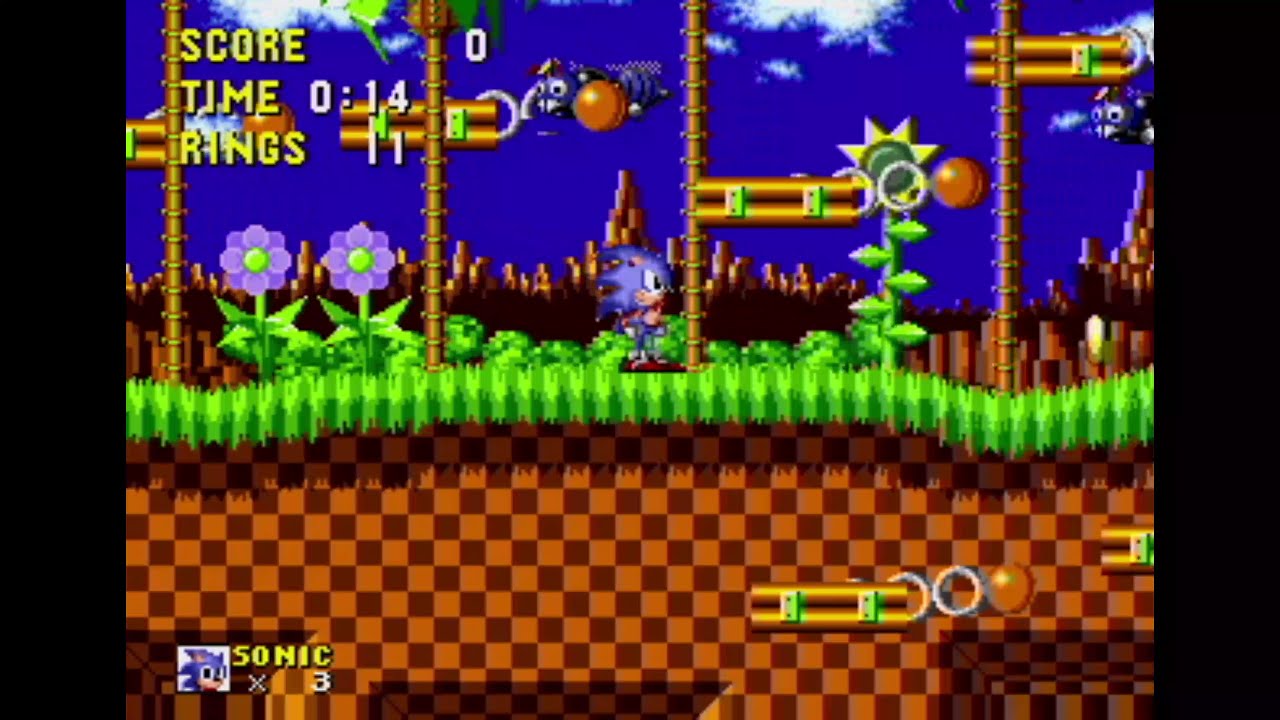 Прохождение игры Sonic Hack - Sonic
