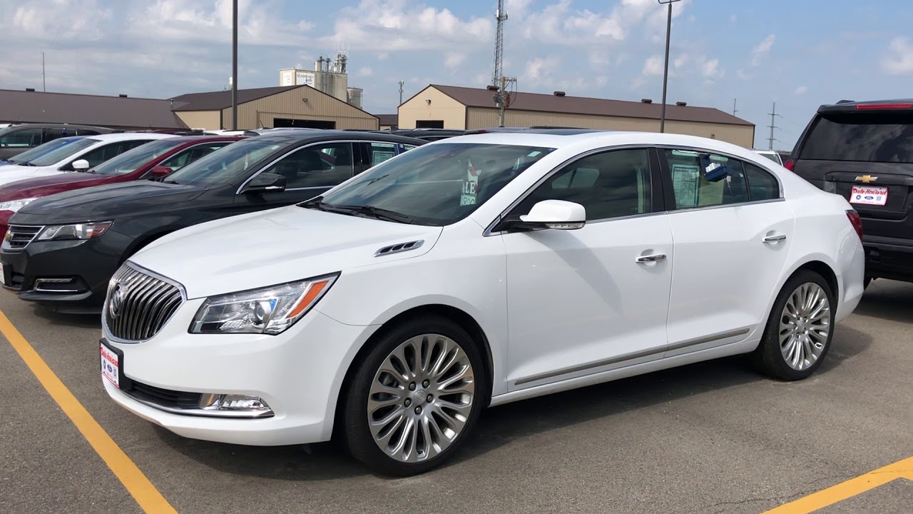 2016 Buick LaCrosse Premium 2 group in summit white at Dale Howard Auto Center in Iowa Falls