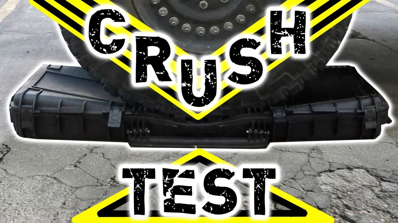 The (Almost) INDESTRUCTIBLE Evike.com Armory Hard Cases - 7 Ton HMMWV CRUSH Test