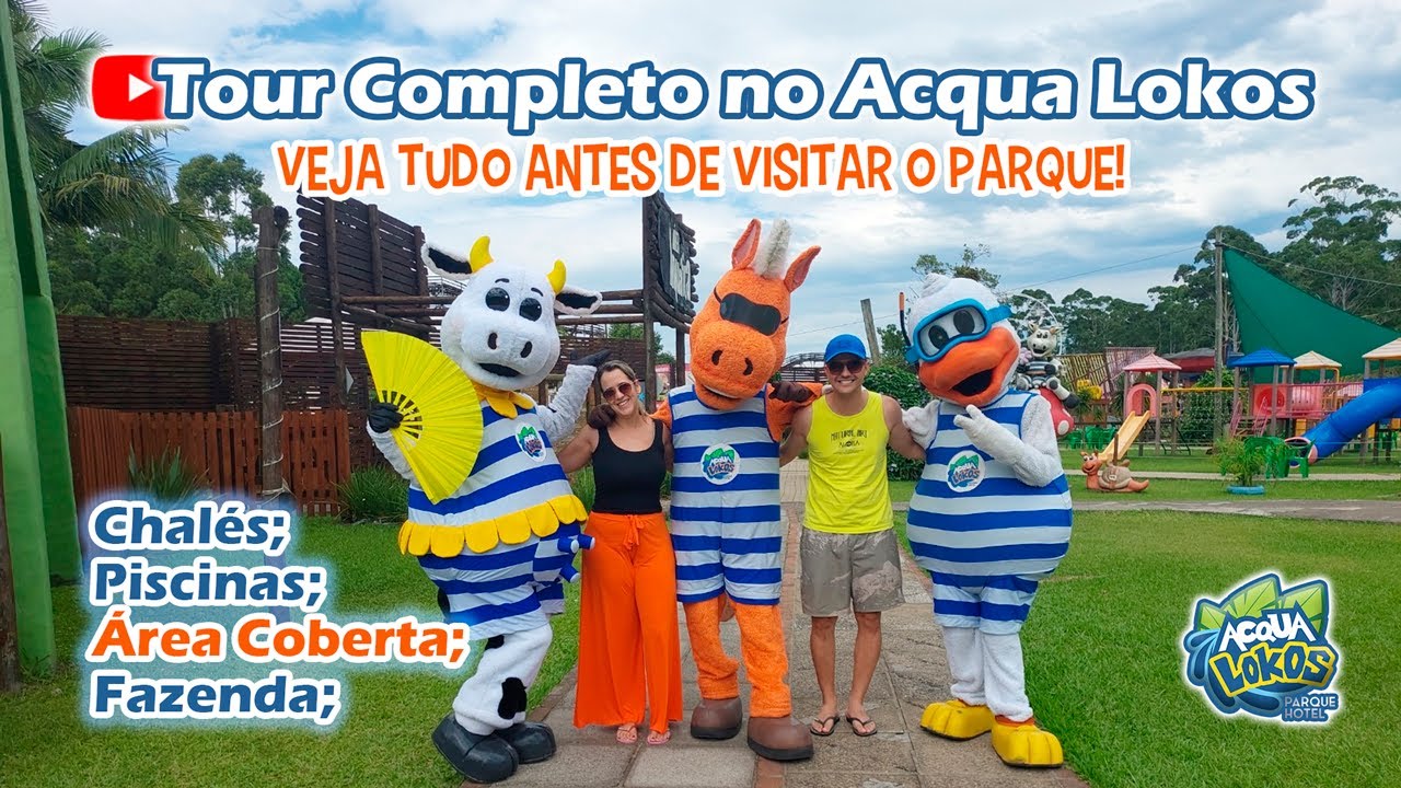 Acqua Lokos Parque Hotel: O Que Fazer? Tour Completo com Chalés, Piscinas e Diversão no RS!