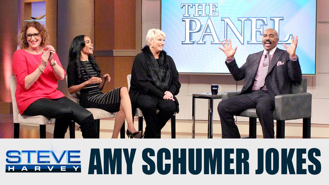 #ThePanel: Does Amy Schumer Steal Jokes?  || STEVE HARVEY
