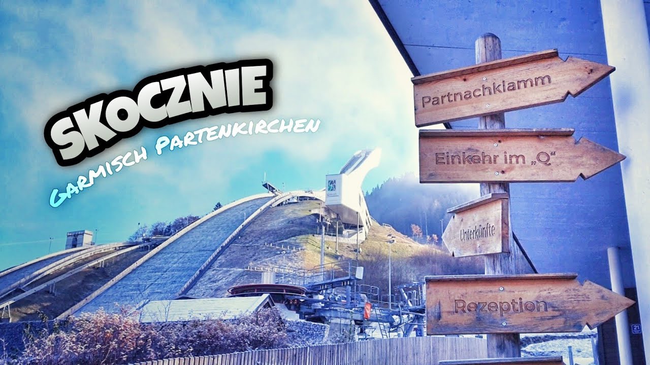 Wąwóz /Skocznie Ga-Pa /PARTNACHKLAMM /Alpejskie miasteczko Garmisch-Partenkirchen