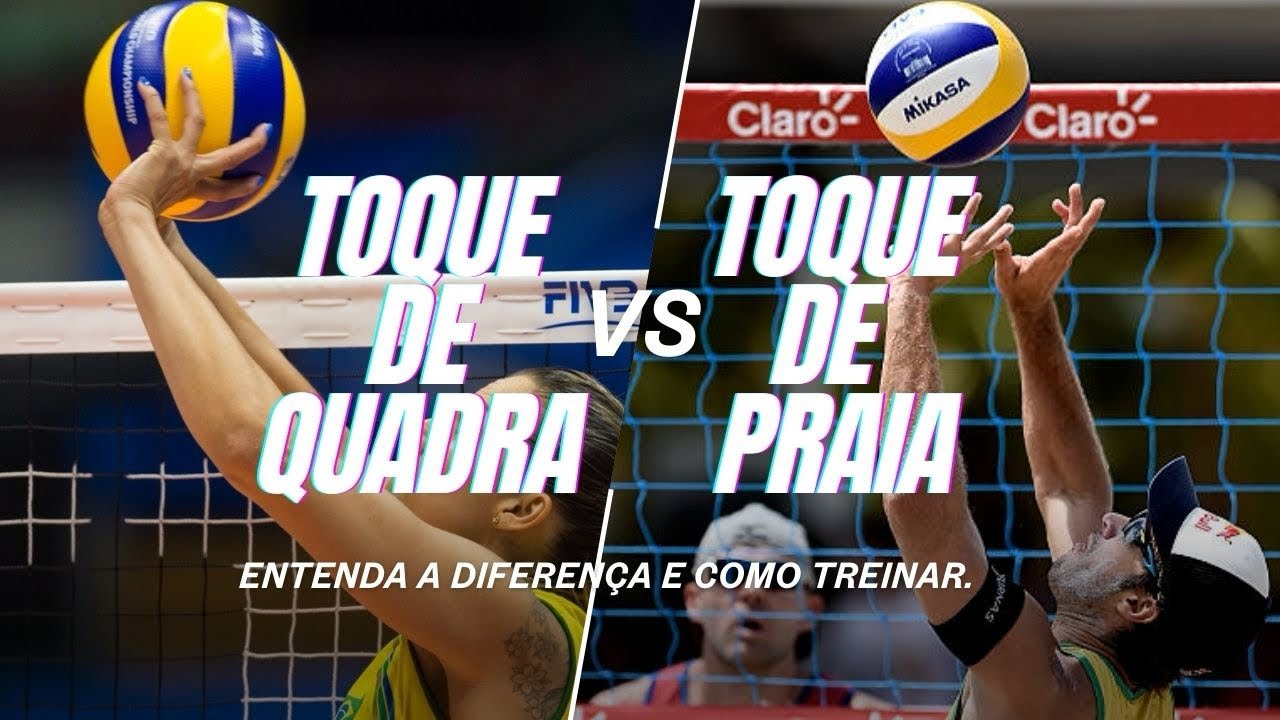 Toque no vôlei de praia: Por que é TÃO diferente da quadra ?