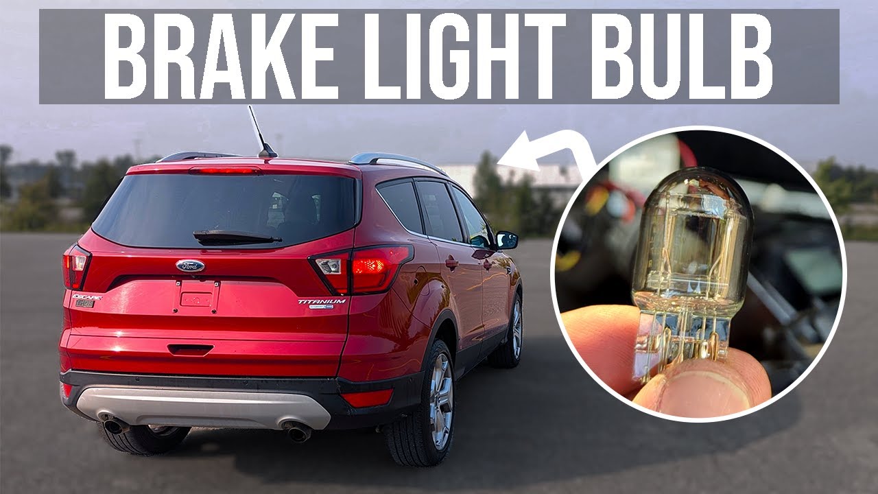 How to Replace Brake Light Bulb - Ford Escape (2017-2019)