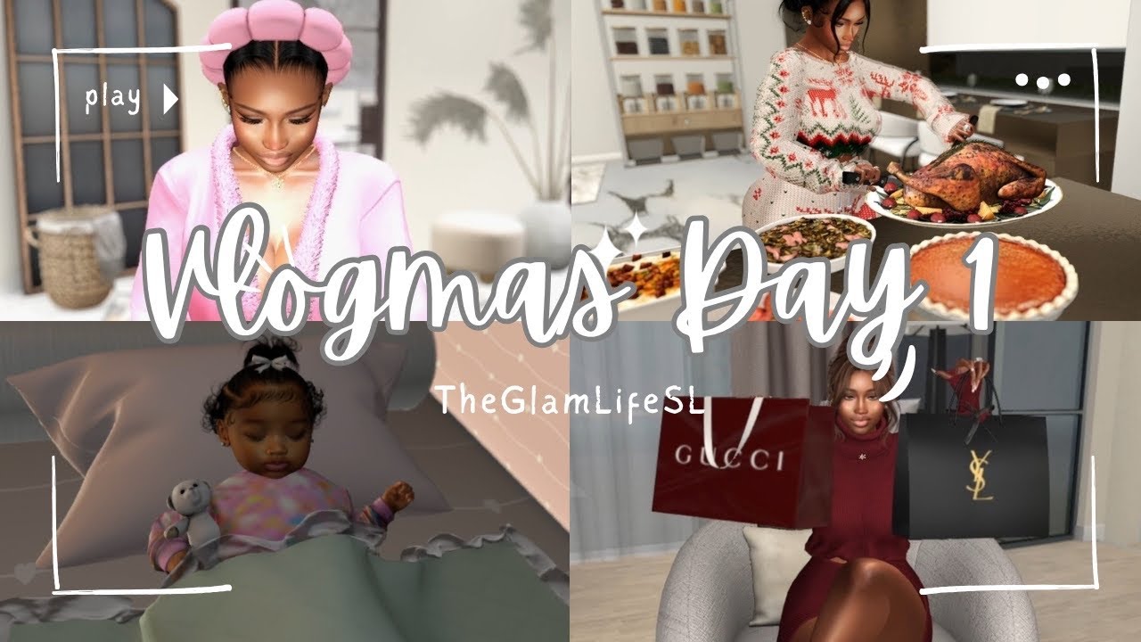 VLOGMAS DAY 1 | Leftovers, Cozy Evening & Black Friday Finds | Second Life