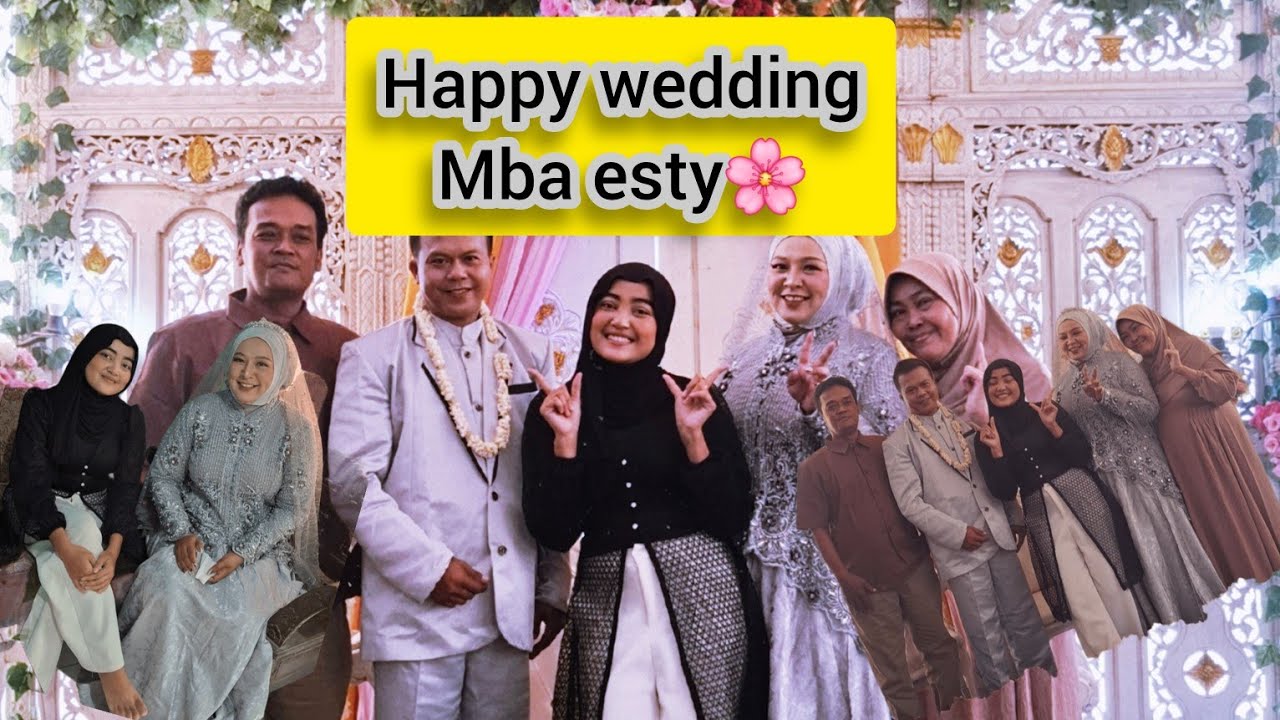Happy wedding mba esty. Sakinah Mawadah Warahmah Pengantin 🤩🌸 (4 April 2025)