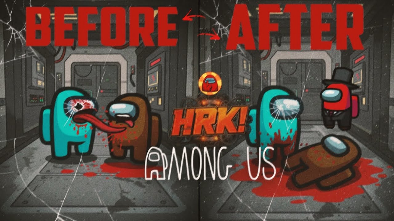 I PLAYED AMONG US [I AM A NOOB IMPOSTER] 😩 😂#gaming #amongus #HRKTHEGAMER#malayalam #beforeandafter!