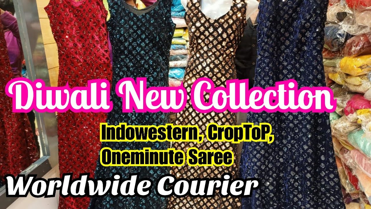 RS.700 onwards Diwali New Collection |Bridal Gown Choli Ruffle One minute Saree |Kolors Boutique