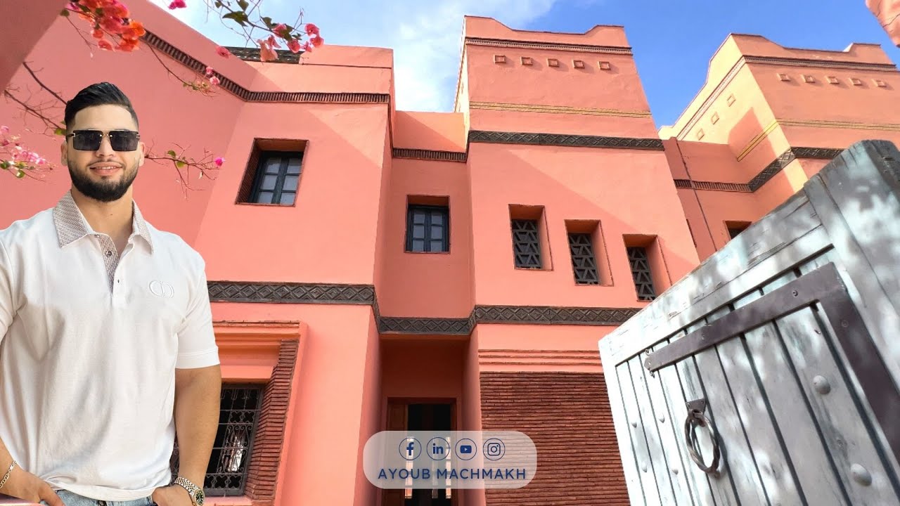 فيلا في قلب مراكش📍 شارع محمد السادس 🇲🇦للبيع و ثمن ارخص 🤩 من القيمة ديالها( 356 م 3 واجهات)MARRAKECCH