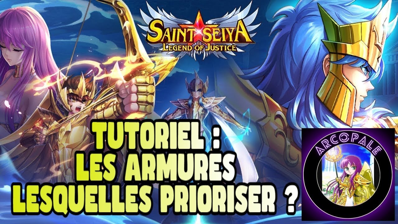 Saint Seiya Legend of justice: Tutoriel : les armures , quelle priorité après 2 ans de jeu ?