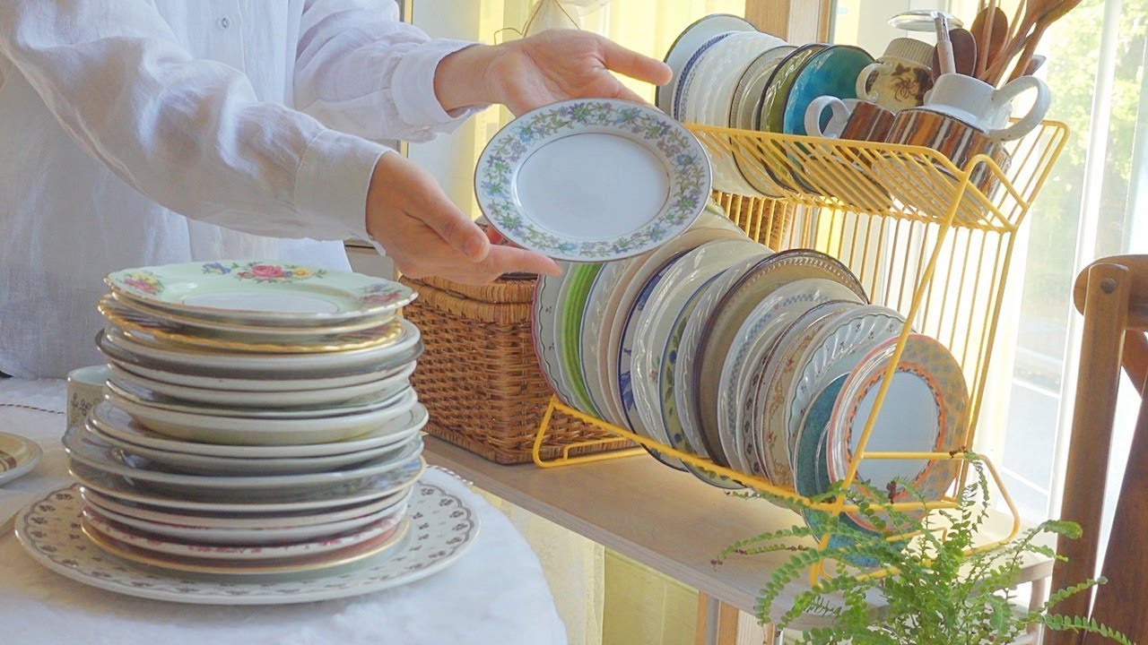 케잌접시만 20종 샀어요  카페 하시는 분들은 꼭 구경하세요#빈티지그릇 #케이크접시 #영국그릇