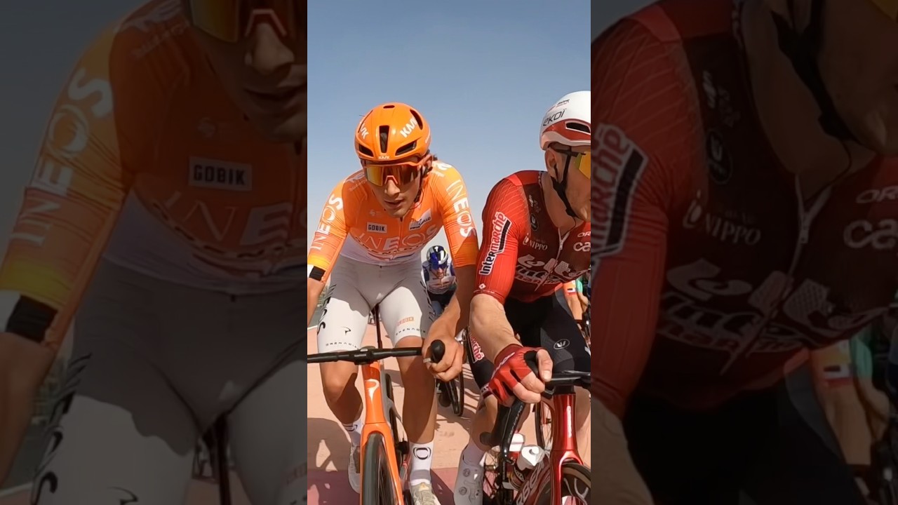 This is nerve-shredding 🤯 #Cycling #Ciclismo #Shorts ￼
