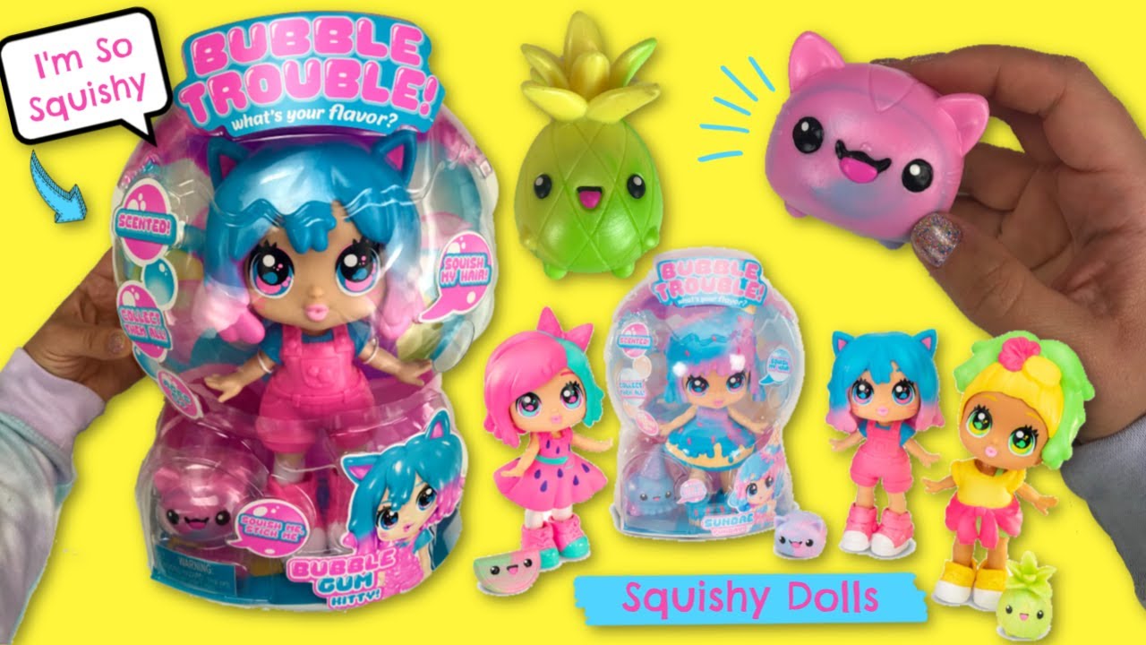NEW Bubble Trouble! What's Your Flavor? Collectable Dolls Season 1 Squishy Dolls