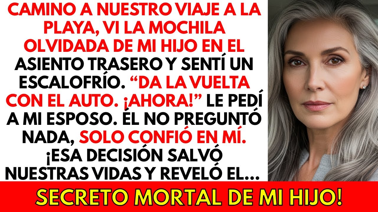 Le grité a mi esposo: “¡Detente ya!” Lo que hallé en la mochila de mi hijo me destrozó