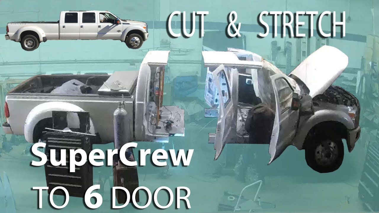 SuperCrew to 6 Door conversion. Cut & Stretch F-450