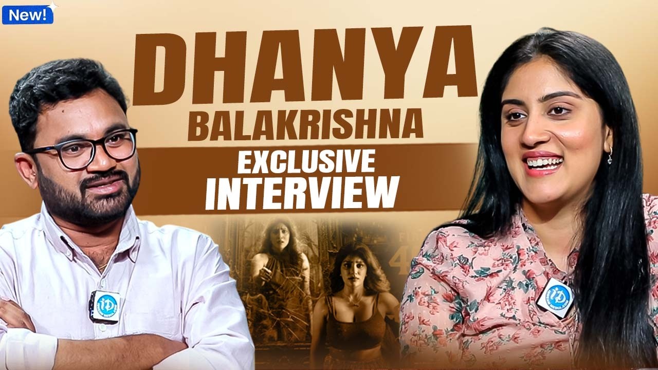 Dhanya Balakrishna Exclusive Interview With Anchor Raja || iDream Podcast