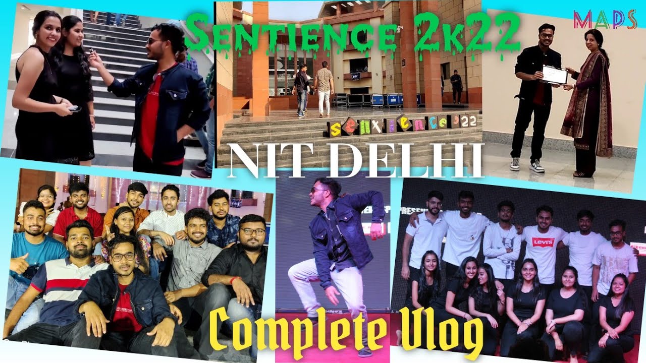 Life At NIT Delhi|NIT Delhi Fest 2022:Sentience COMPLETE Vlog Video(04/2022)#nitdelhi #nitdelhivlogs