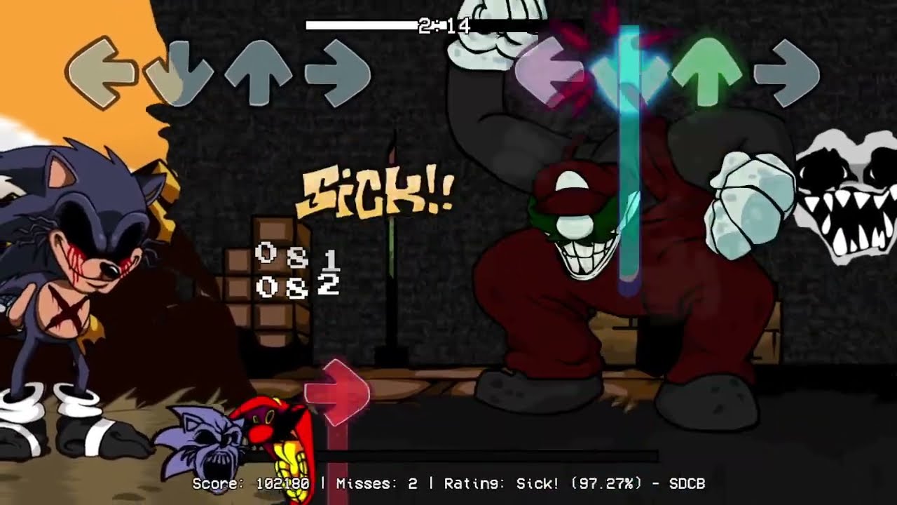 FATE But Mario 85 and Lord X sings it | Friday Night Funkin'