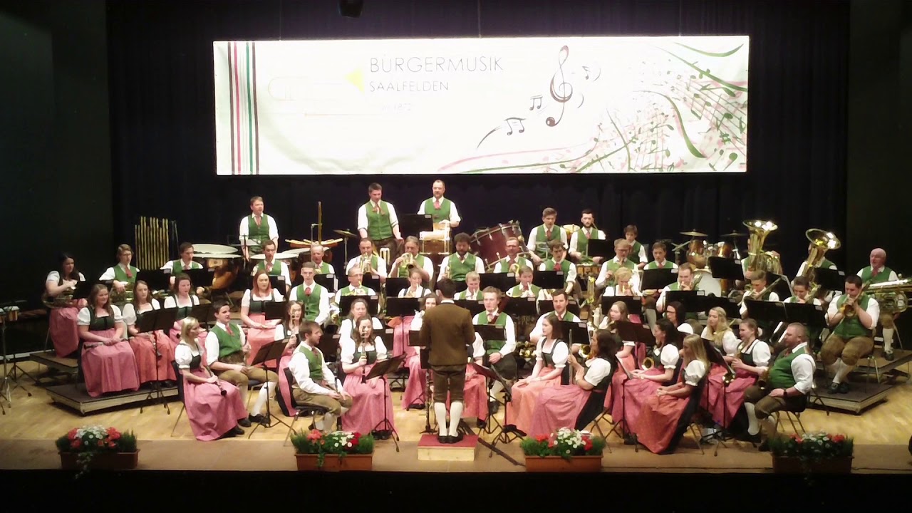 B&uuml;rgermusik Saalfelden Osterkonzert 2018  -  Bozner Bergsteigermarsch