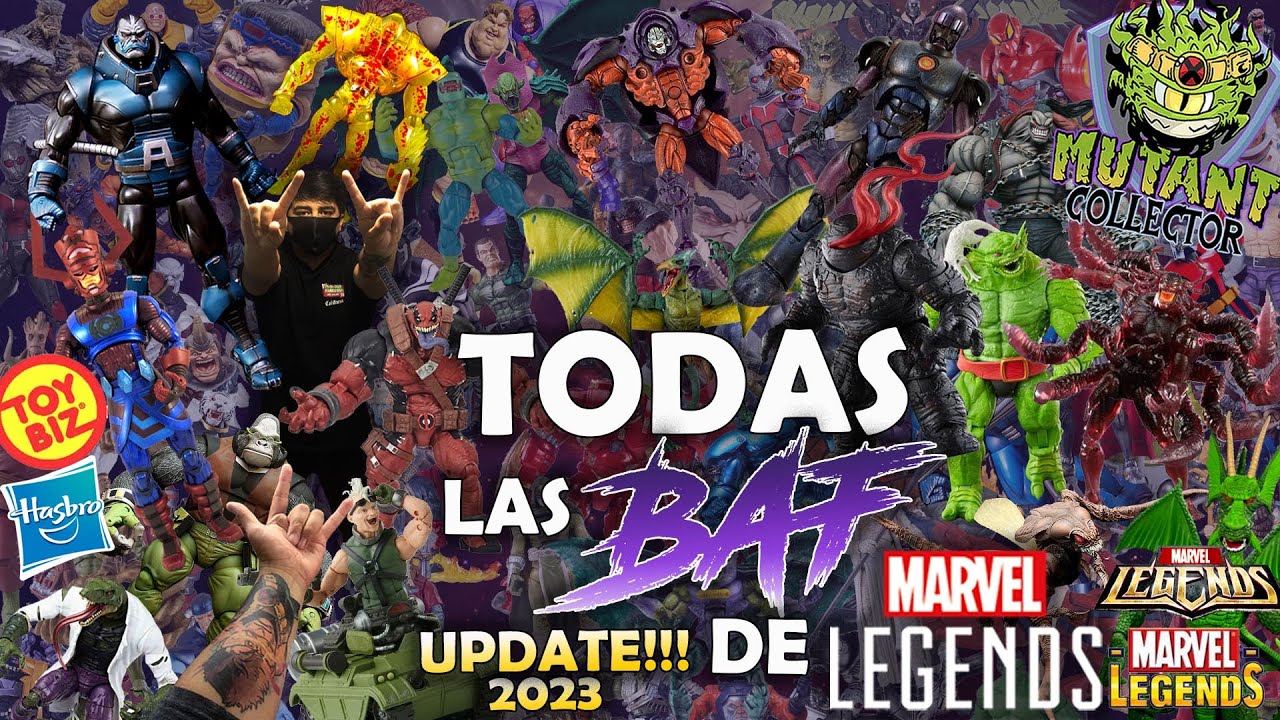 TODAS LAS BAF de Marvel Legends Update! 2023 | Every Marvel Legends Build a Figure! ToyBiz & Hasbro!