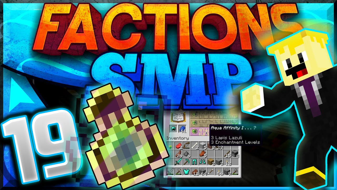 Minecraft | GRINDING THE ENCHANTS! - Factions SMP : Episode #19