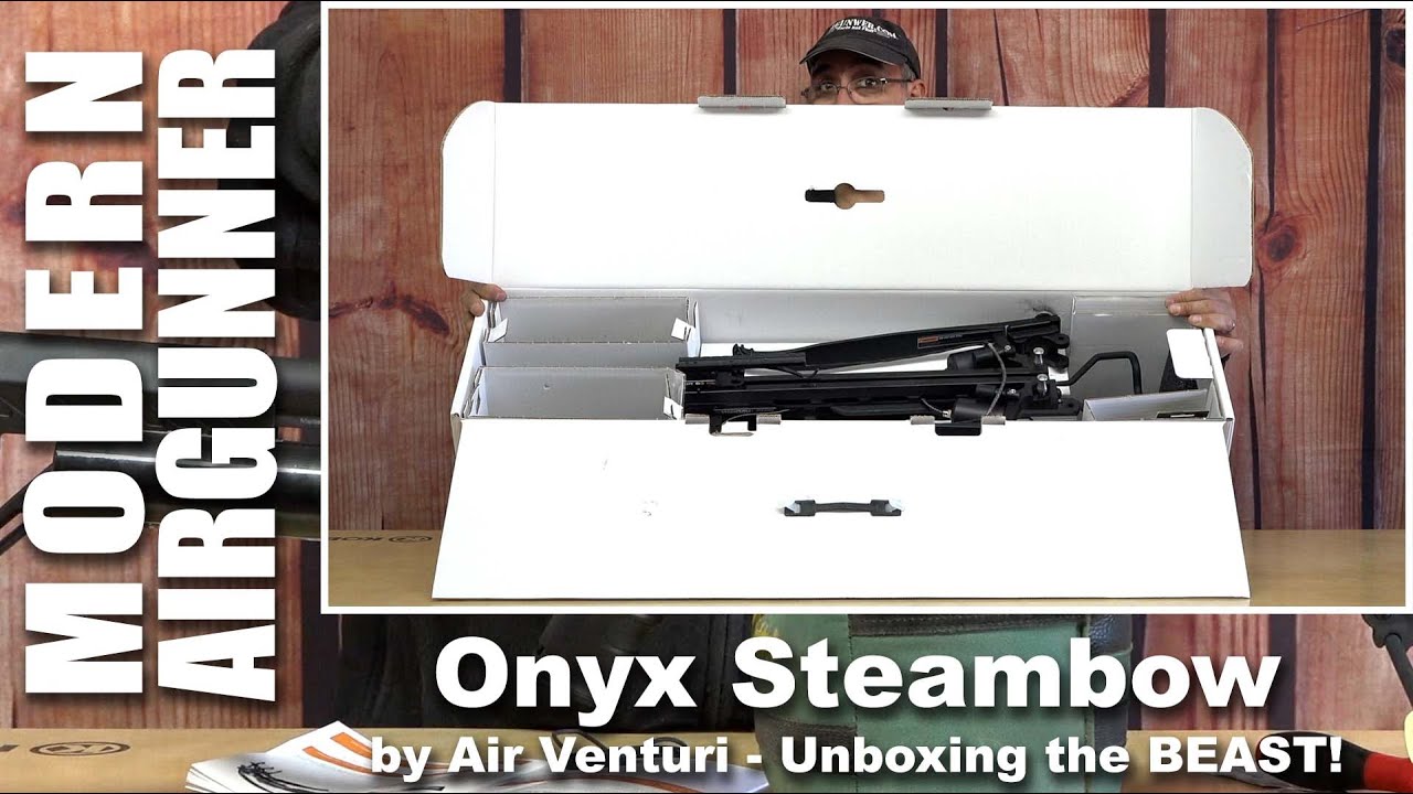 ONYX Tactical Crossbow Powered by Steambow - Unboxing the BEAST!