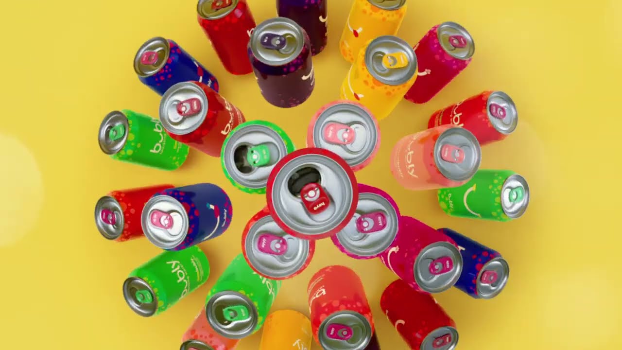 flavor to spare and dance moves to share, we&rsquo;re bubly sparkling water