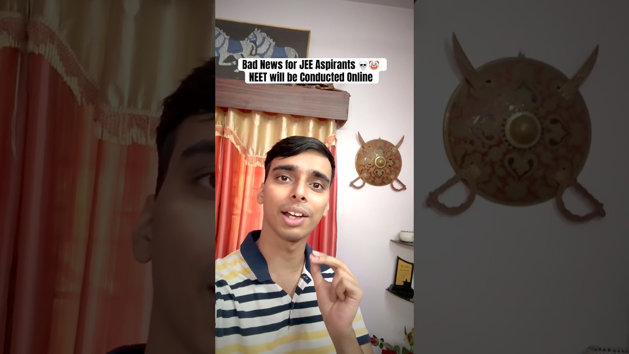 Bad News for JEE Aspirants 🥀🤡 Big Changes in NEET Exam 💀 NEET 2027 will be Online #jee #nta #neet