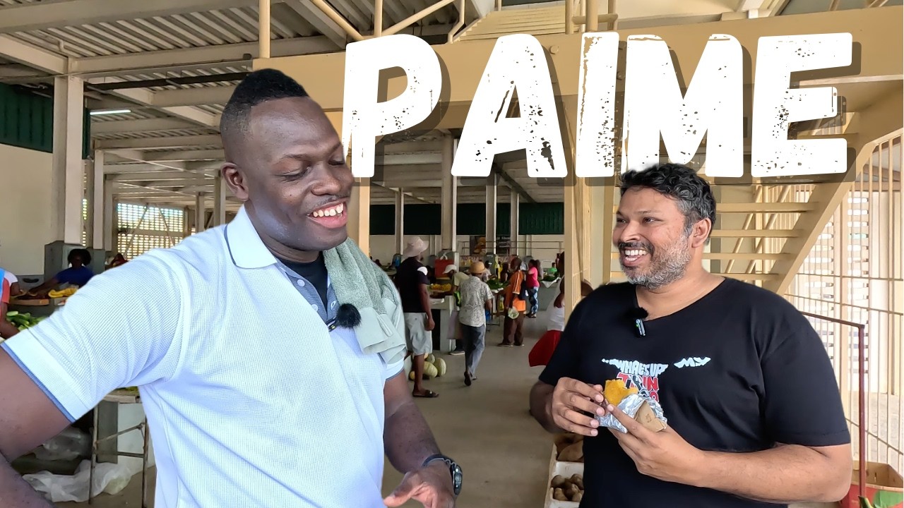 Victor's Impressive Paime at the Siparia Market in Trinidad