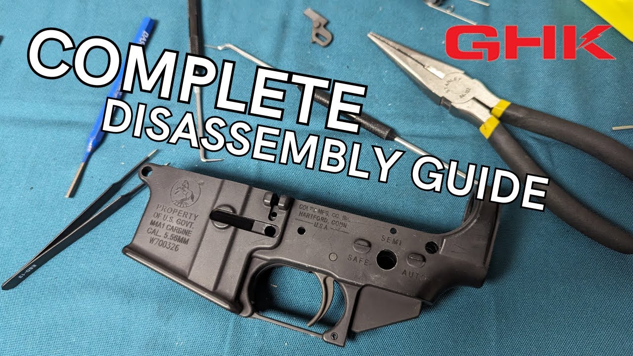 Полное руководство по разборке GHK m4 [Страйкбол]