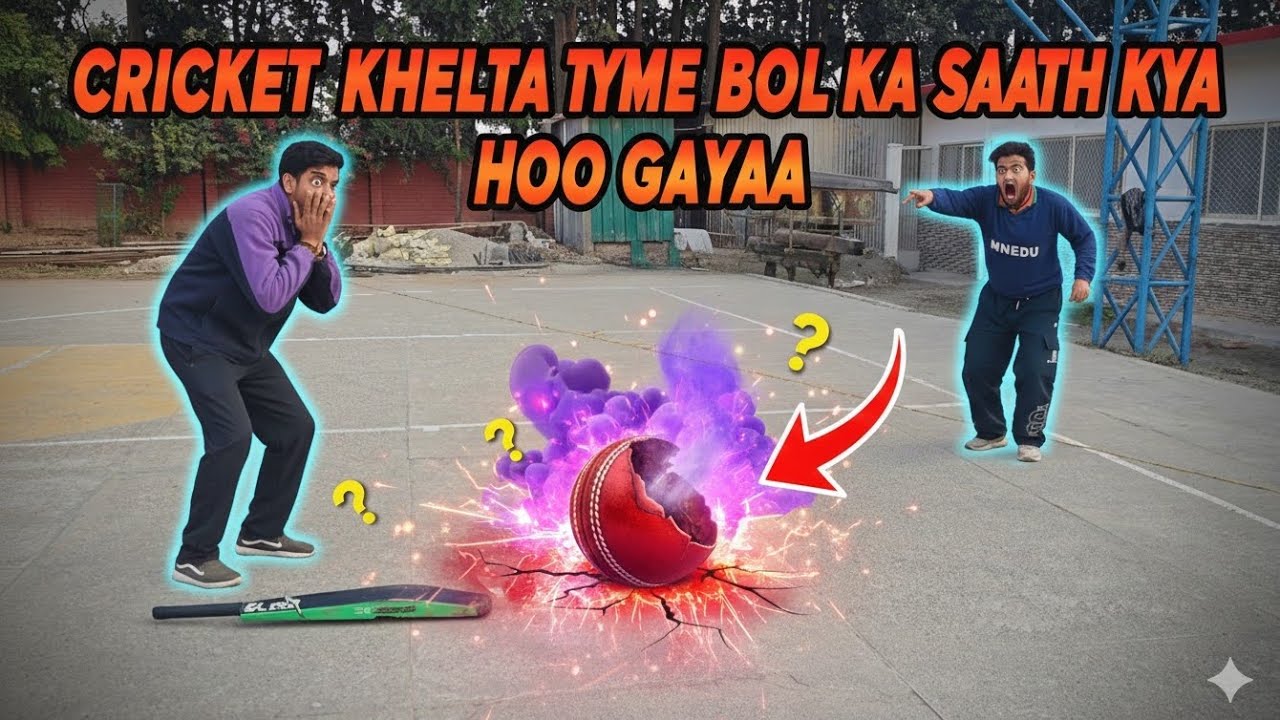 Cricket khelta tyme bol ka saath kya hoo gyaa   ?  . 