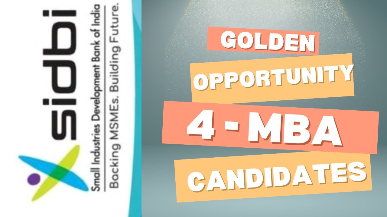 SIDBI Grade A & B Manager Mentorship