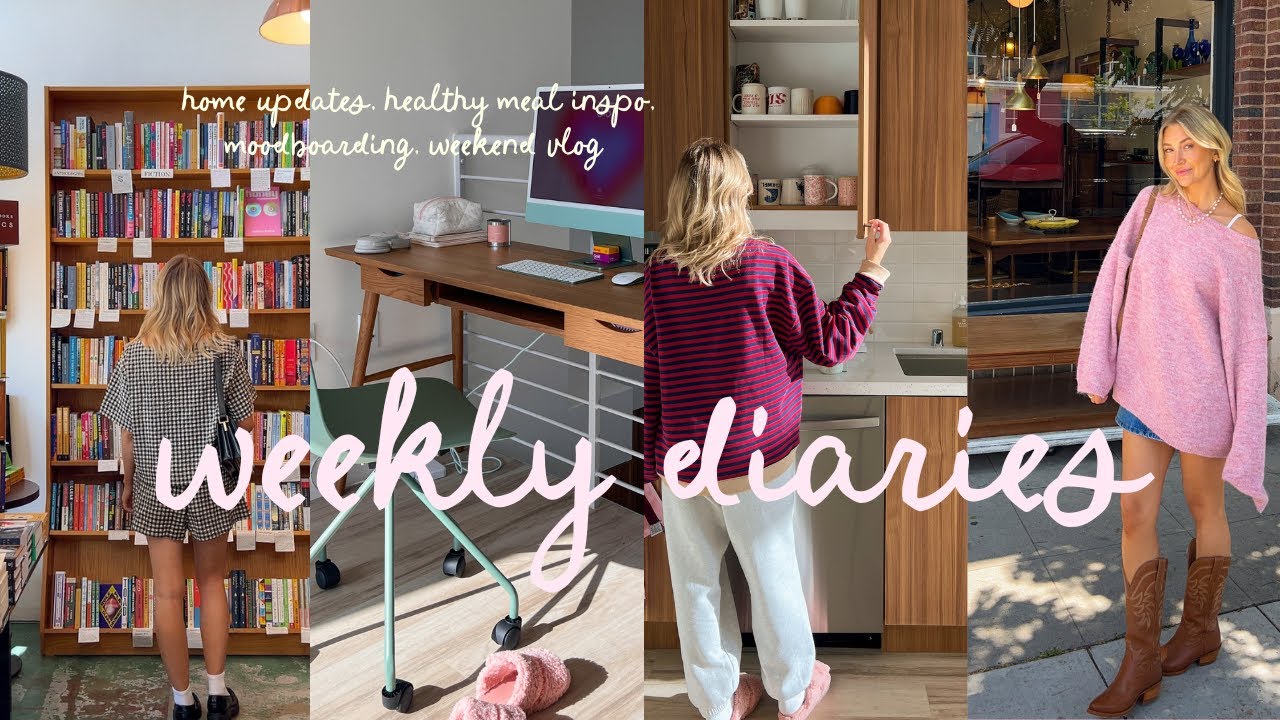 end of august diaries 🍒 home updates, healthy recipes, fall moodboard, weekend vlog