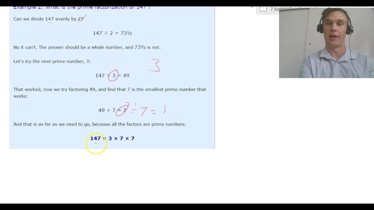 Prime Factors Strategy   Repeated Division