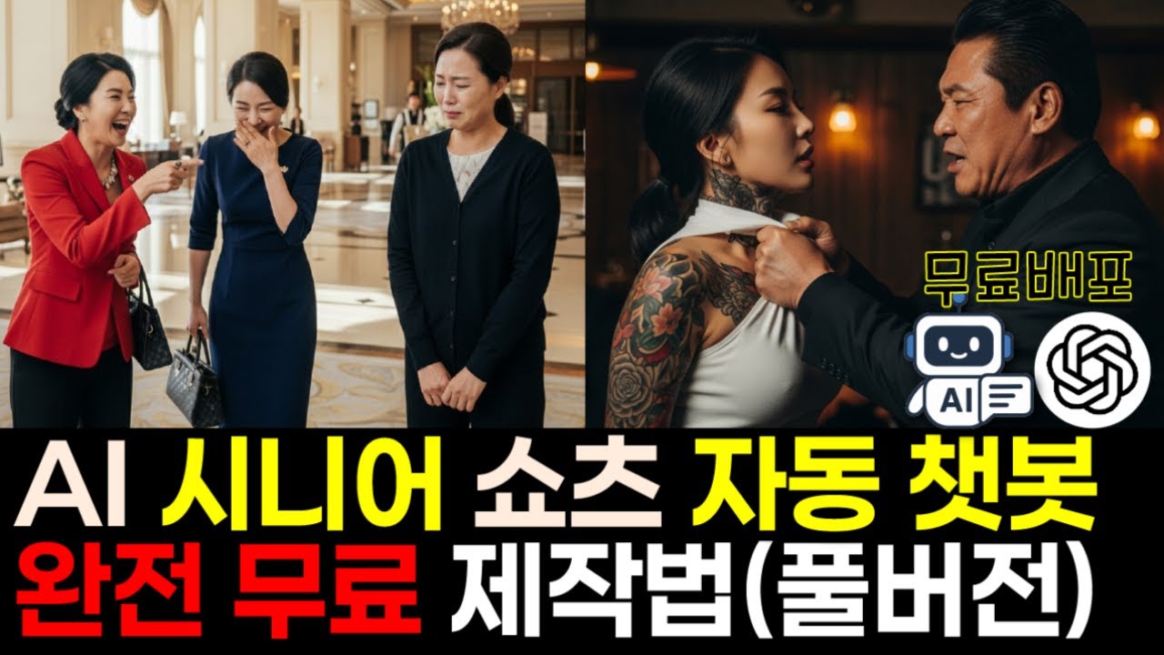 AI 하나로 완성하는 시니어 사연 쇼츠 | 대본·보이스·이미지·편집까지 무료로 끝내는 법