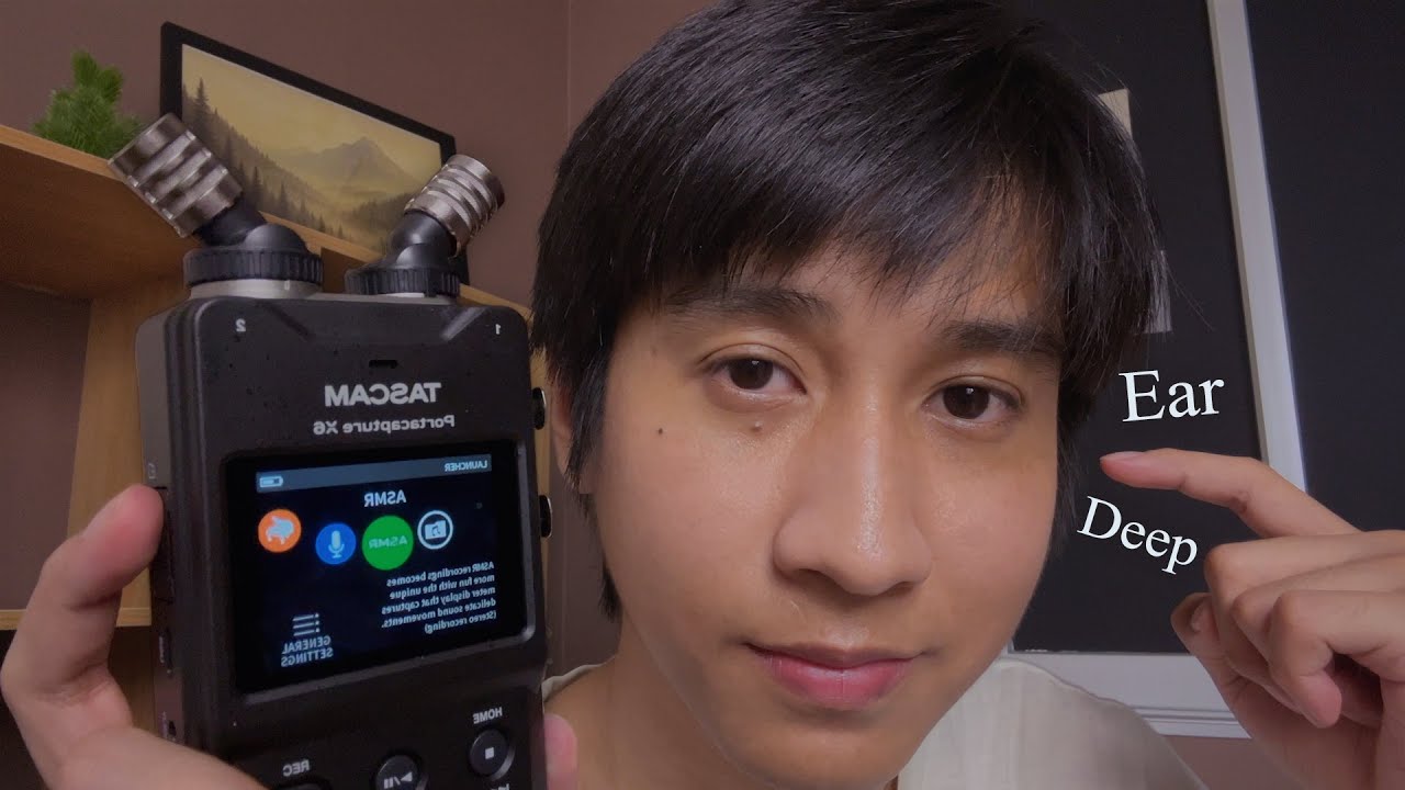 ASMR ทำความสะอาดหู ที่สะเทือนผนังหูเต็มๆ Deep Ear Cleaning 1 Hour