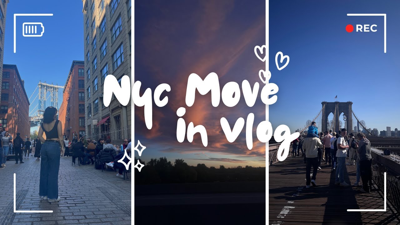 Nyc Move in Vlog! | Amda Dorms, Nyc Trip!