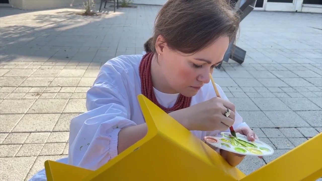 Video of Varvara Logvyn work of Ran Slavin for MUZA Eretz Israel Museum, Tel-Aviv, 2022