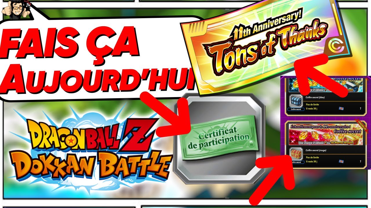 Je n'ai plus de DS... Que faire pendant l'anniversaire ? DOKKAN BATTLE