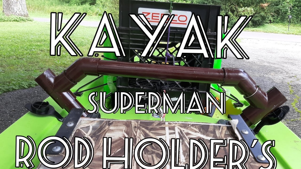 Kayak PVC rod holder's